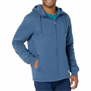 The North Face Men’s Longs Peak‎ Full Zip Hoodie Size S Banff Blue Heather NWT